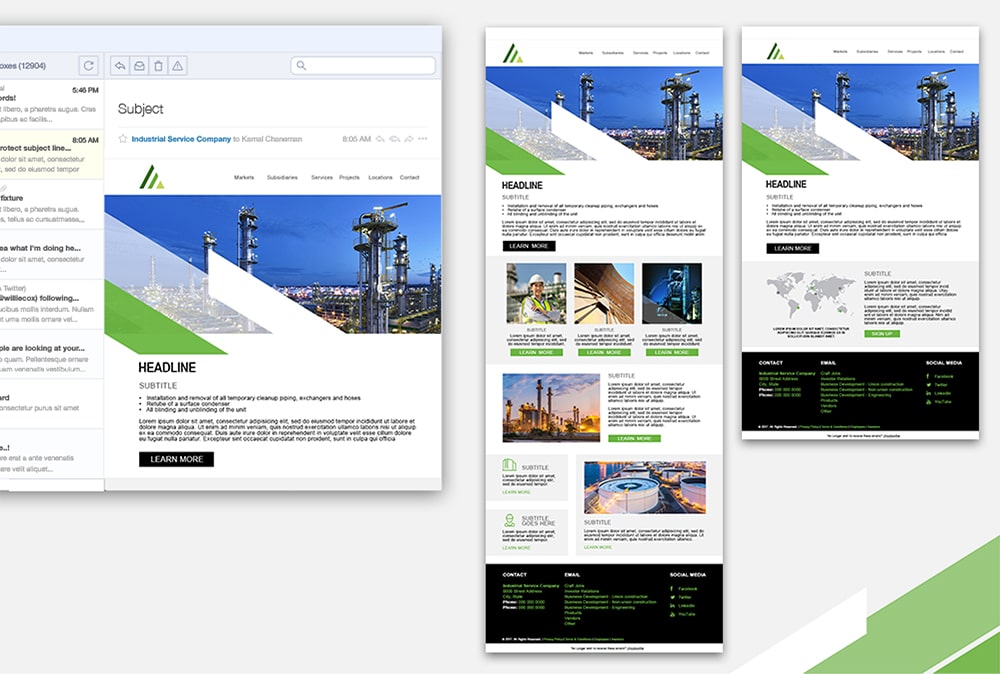 Industrial Service Emails