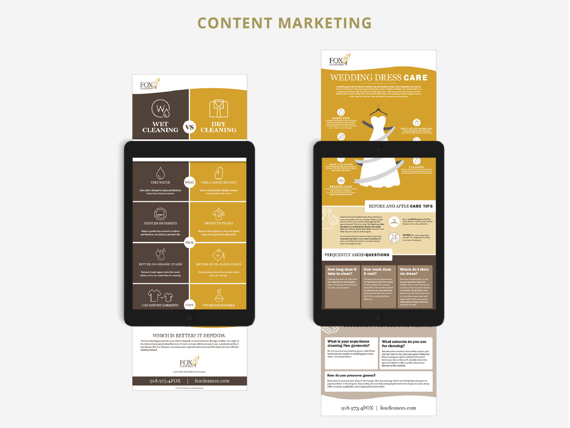 Case in point: Fox Cleaners