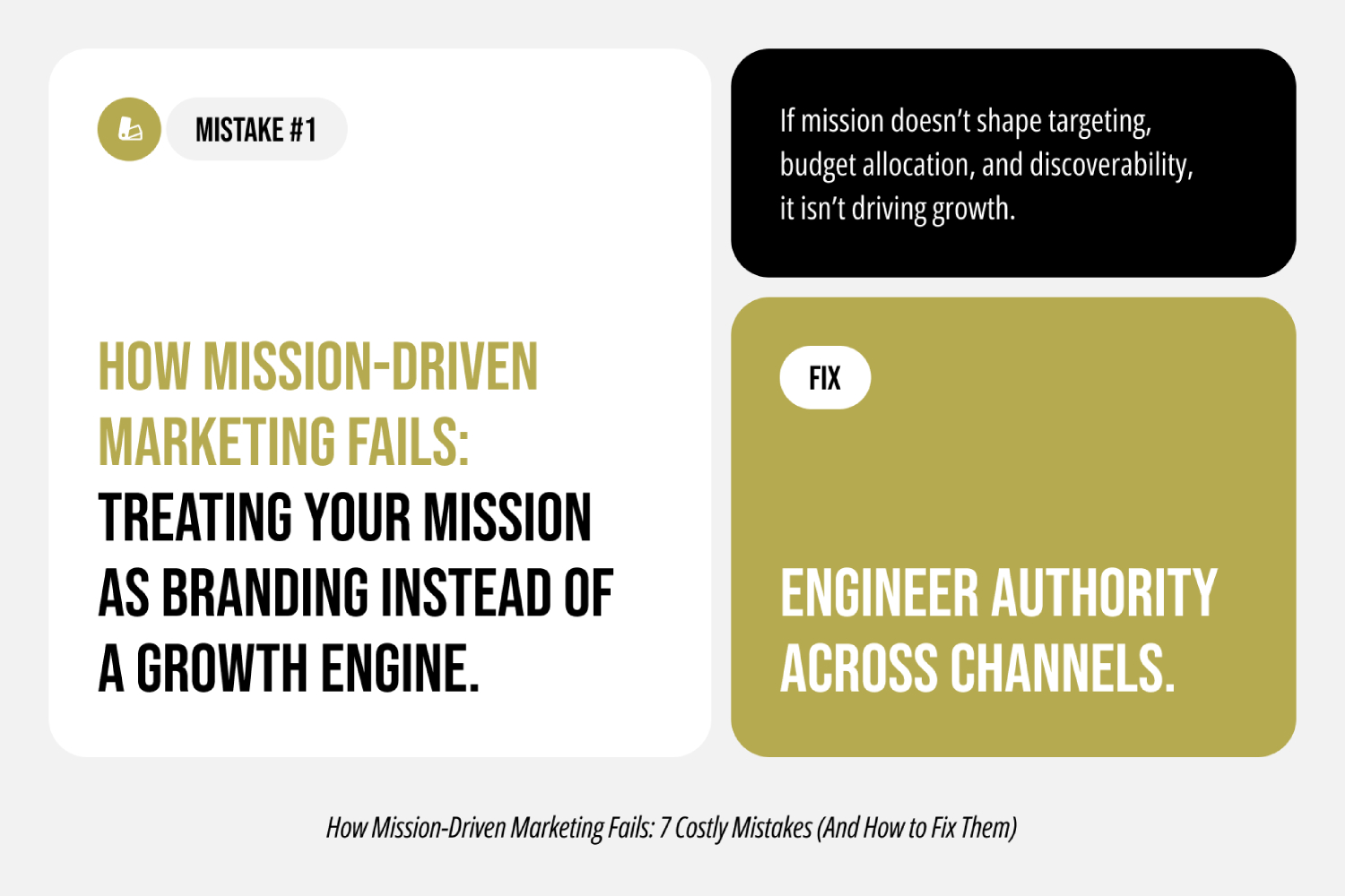 Mistake #1: Treating Mission as Branding Instead of a Growth Engine