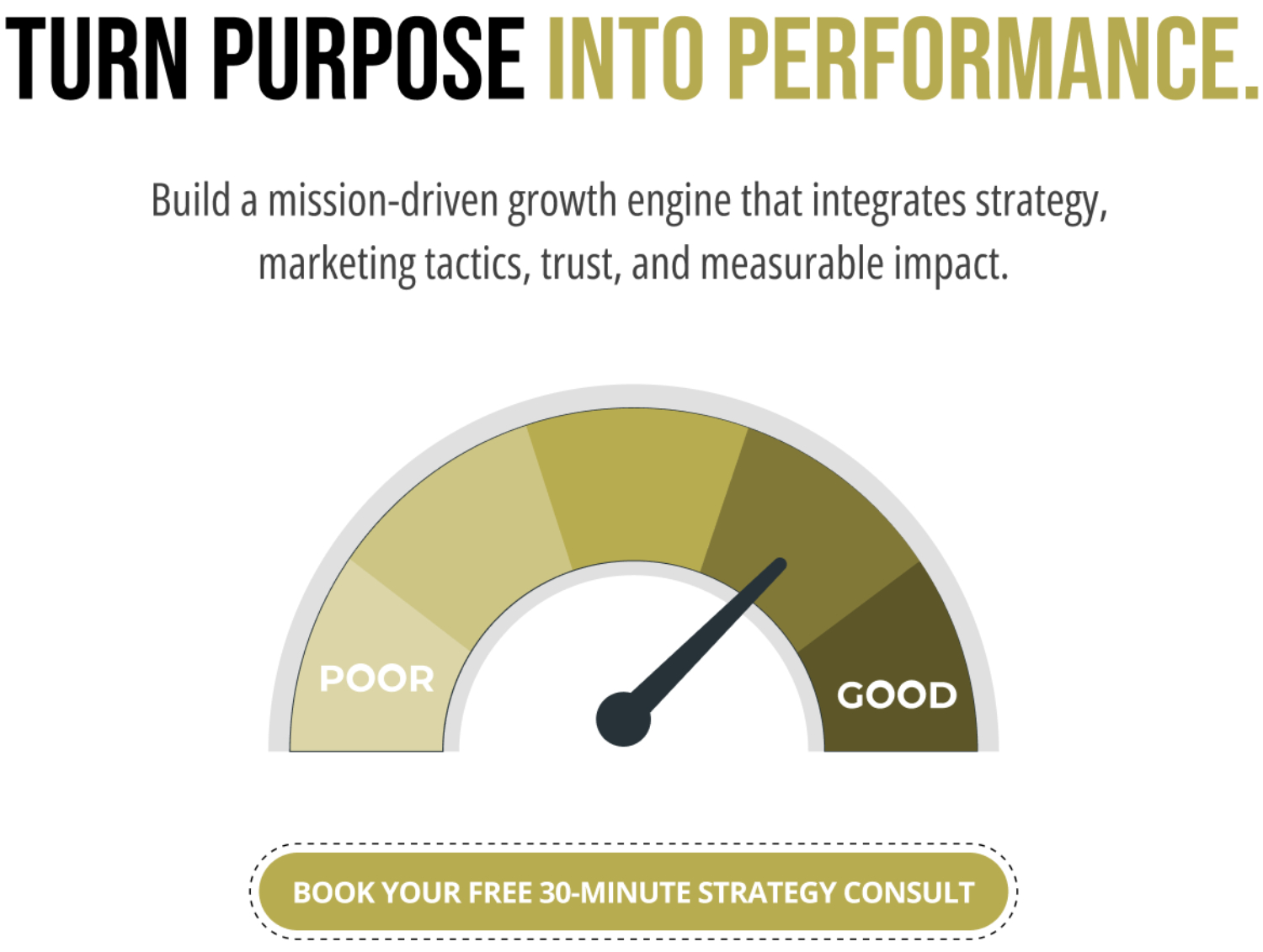 Turn Purpose Into Performance