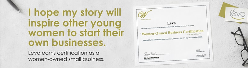Levo earns certification as a women-owned small business