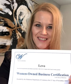 Levo earns certification as a women-owned small business