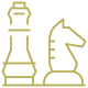 branding and strategy chess icon