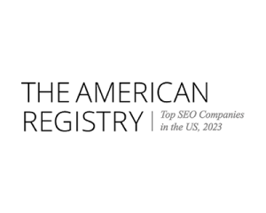 Levo recognized as top SEO companies in the US 2023 by the American Registry.